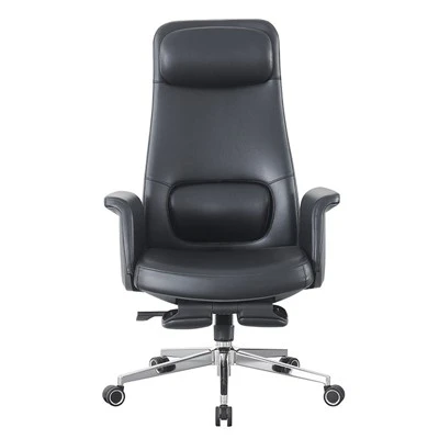 Leather Office Chair with Lumbar Support